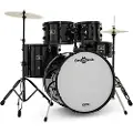 Gear4Music BDK-22 Rock Drum Kit by Gear4music Black