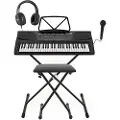 Gear4Music MK-1000 Bærbart Keyboard med 54 Tangenter fra Gear4music Fullstendig Pakke