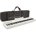 Gear4Music SDP-2 Scenepiano Hvitt Pakke med Bag fra Gear4music
