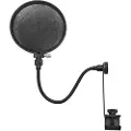 Gear4Music Mikrofon Pop Filter Skjold for Mikrofonstativ fra Gear4music