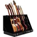Gear4Music Hyllekasse for 8 Gitarer fra Gear4music Svart
