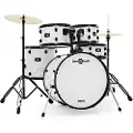 Gear4Music BDK-20 Fusion Drum Kit by Gear4music White - Nearly New
