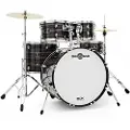 Gear4Music BDK-22 Rock Drum Kit by Gear4music Black Oyster