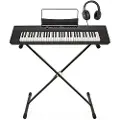 Gear4Music SDP-1 Bærbart Digitalt Piano fra Gear4music + Stativ og Hodetelefoner