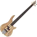 Gear4Music Chicago Neck Thru Bass Guitar fra Gear4music