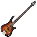 Gear4Music Chicago Bassgitar fra Gear4music Sunburst