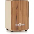 Gear4Music Kompakt Cajon og Gigbag fra Gear4music Teak