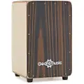 Gear4Music Kompakt Cajon og Gigbag fra Gear4music Ibenholt