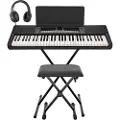 Gear4Music K1 61-Toners Keyboard fra Gear4music Komplett Pakke