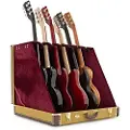 Gear4Music Koffertstativ for 6 Gitarer fra Gear4music Tweed
