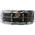 WorldMax 14" X 4" Black Brass Snare Drum Chrome Hardware