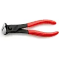 Knipex 68 01 160, Endekuttende tang, 2,5 cm, Stål, Plast, Rød, 53 mm