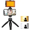 Puluz Pkt3131b+led-lampe Liveopptaksett Stativ + Led-lampe + Telefonklips Pkt3131b