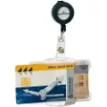 Durable DUAL SECURITY PASS HOLDER, Landskap/portrett, Gjennomsiktig, 80 cm, 85 mm, 54 mm, 10 stykker
