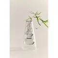 Jotex TILO GREY glassvase høyde 18 cm