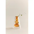 Jotex TILO AMBER glassvase høyde 13 cm
