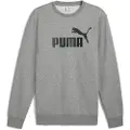Puma Essentials No. 1 Logo Crew Men, Men, Medium Gray Heather, XXL