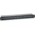 Equip Utstyr 326424, RJ-45, Guld, Cat6, Sort, Reolmontering, 1U