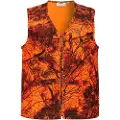 Fjällräven Värmland vest, orange camo, XXL