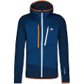 Ortovox Grid Hoody Fleecejakke blå