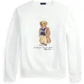 Ralph Lauren for man. 710973161001 Fleece sweatshirt with white Polo Bear (S), Casual, Cotton