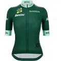 Santini Tour De France Avec Zwift Green 2025 Kort Ermet Trøye