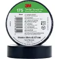 3M Temflex el vinyltape 175, Sort, 19 mm x 20 m, 100 rl/pk - (100 stk.)