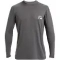 Quiksilver DNA Bubble Logo Longsleeve Lycra grå