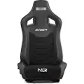 Next Level Racing | PU-lær og semsket skinn | Liggesete | ERS4 Elite PU-lær og semsket skinn | Svart
