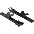 Next Level Racing Elite - Stativ - for 3 skjermer - tillegg - anodisert ekstrudert aluminium - svart - skjermstørrelse: 21-43 - frittstående