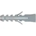 Fischer 50125, Veggplugg, Murstein, Betong, Nylon, Nylon, Grå, 6 mm