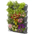 Gardena NatureUp!, Plante kasse, Vegg-montert, Plast, Grå, Rektangel, Utendørs