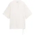 Tom Tailor Cupro V-neck Kortarmet T-skjorte