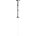 TFA 12.2057.54, Væskebasert miljøtermometer, Utendørs, °C, -30 - 50 °C, Analog, Sølv