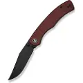 CIVIVI Clingman, Burgundy G-10, Black Stonewash