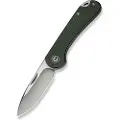 CIVIVI Elementum Slip Joint, Green Micarta, Satin
