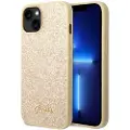 GUESS Dėklas GUESS GUHCP14MHGGSHD IPHONE 14 PLUS / 15 PLUS 6.7 GOLD / GOLD HARD CASE GLITTER SCRIPT