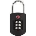 Pacsafe Prosafe 1000, Kombinasjonslås til koffert, Plastikk, Rustfritt stål, Svart, 34 mm, 20 mm, 75 mm