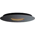 QAZQA Moderne taklampe svart 60 cm inkl. LED 3-trinns dimbar - Morning