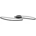 QAZQA Design taklampe svart 100 cm inkl. LED 3-trinns dimbar 2-lys - Pepe
