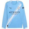 Puma Manchester City 25/26 Long Sleeve Home Jersey Men, Sport, Light Blue/White, XL