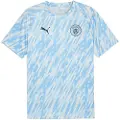 Puma Manchester City Pre-match Jersey Men, Sport, Silver Sky, XS