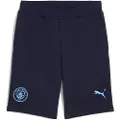 Puma Manchester City FtblEssentials Shorts Men, Sport, Navy/Light Blue, XL