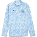 Puma Manchester City Pre-match Quarter-Zip Top Men, Sport, Silver Sky, XL