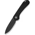 CIVIVI Elementum Slip Joint, Black G-10, Black Stonewash
