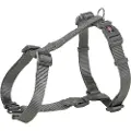 Trixie Premium H-sele, S–M: 42–60 cm/15 mm, graphite