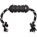 Kong Extreme Dental hundeleketøy med tau - Størrelse M: ca. L 46 x Ø 5 cm