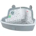 Zolux Large corner toilet 415x310x205 mm gray