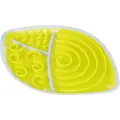 Trixie Lick'n'Snack plate, leaf, TPR/PP, 28 × 21 cm