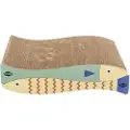 Trixie Scratching cardboards fish,catnip,40×30×11cm,2pcs,mint/cream